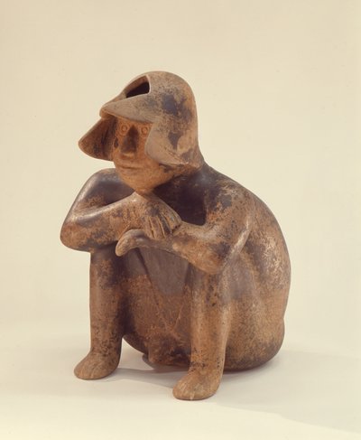 着席男、コリマ文化（セラミック） 作： Pre Columbian Pre Columbian